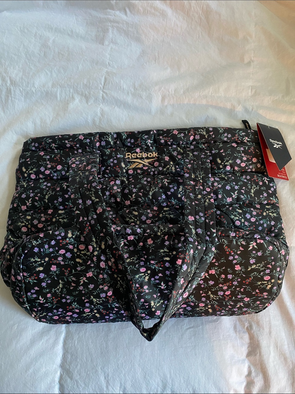 NWT Reebok Beatrice Floral Quilted Tote
